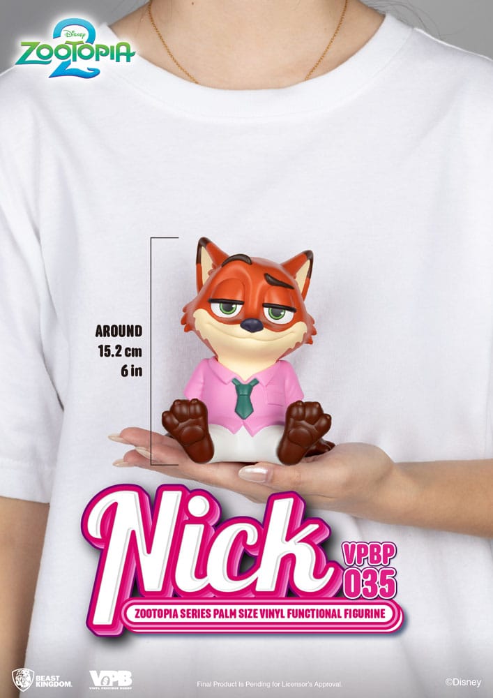 Zoomania Piggy Vinyl Spardose Nick 15 cm Image 7