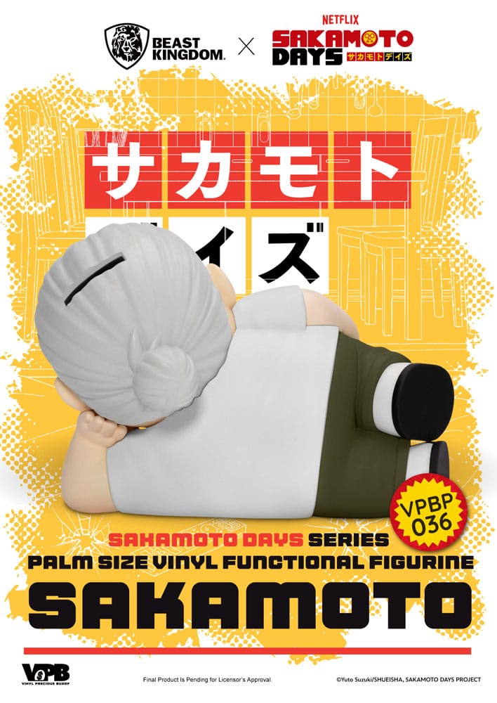 Sakamoto Days Piggy Vinyl Spardose Taro Sakamoto 14 cm Image 3