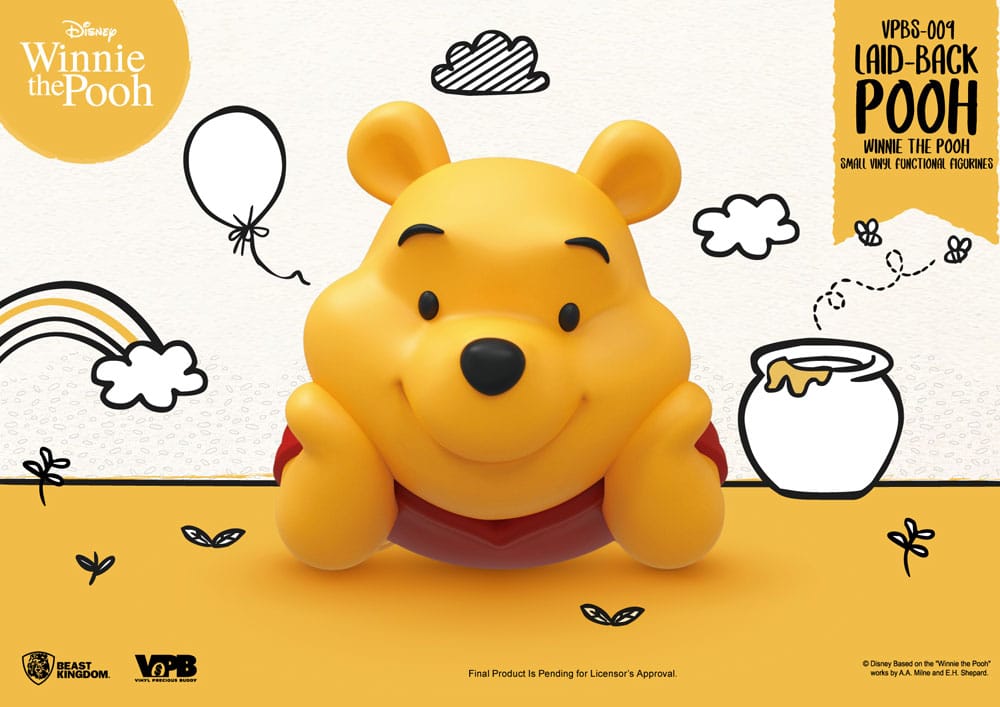 Winnie The Pooh Small Vinyl Spardose liegender Winnie 17 cm Image 1