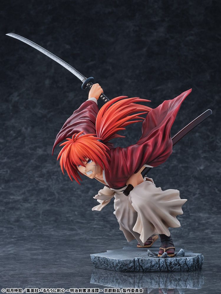 Rurouni Kenshin: Meiji Kenkaku Romantan Kyoto Douran PVC Statue 1/6 Kenshin Himura Dragon Flight of Heaven Ver. 26 cm Image 4