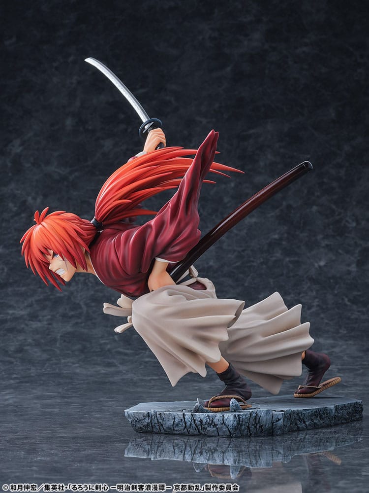 Rurouni Kenshin: Meiji Kenkaku Romantan Kyoto Douran PVC Statue 1/6 Kenshin Himura Dragon Flight of Heaven Ver. 26 cm Image 5