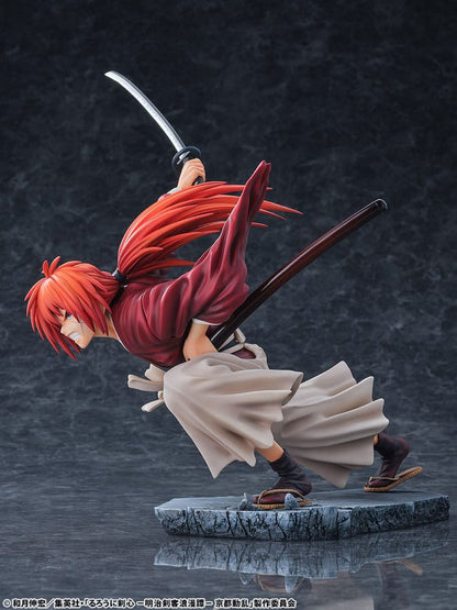 Rurouni Kenshin: Meiji Kenkaku Romantan Kyoto Douran PVC Statue 1/6 Kenshin Himura Dragon Flight of Heaven Ver. 26 cm Image 5