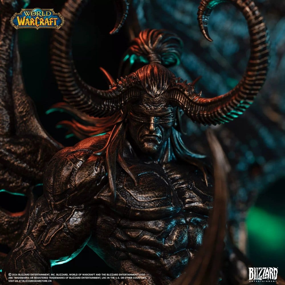 World of Warcraft 1/10 Scale Statue Illidan Stormrage (Bronze-Colored) 34 cm Image 3