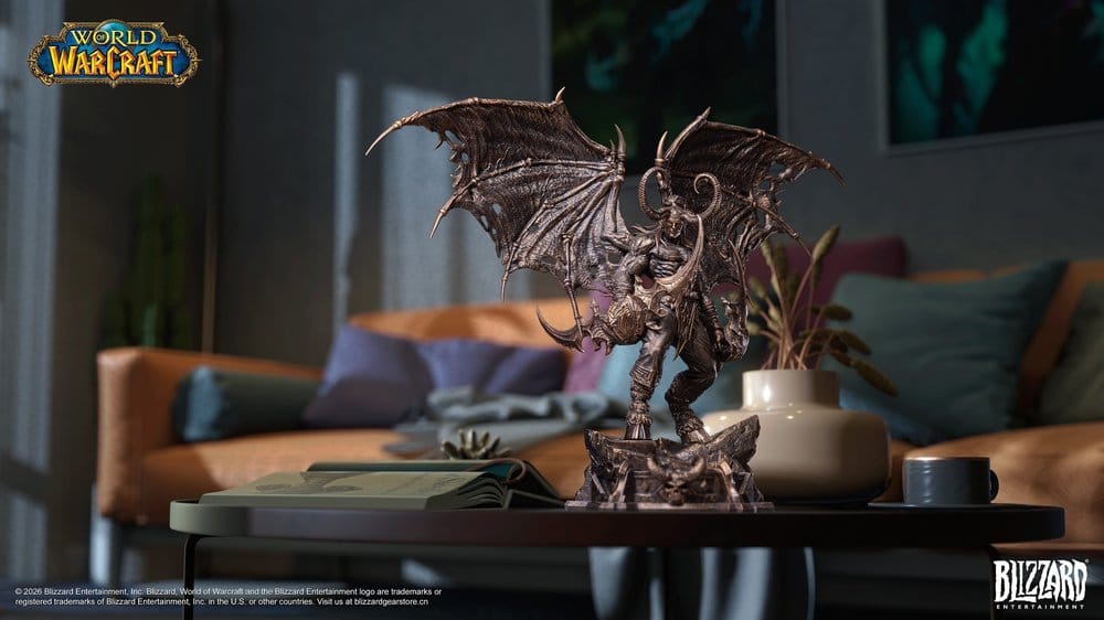 World of Warcraft 1/10 Scale Statue Illidan Stormrage (Bronze-Colored) 34 cm Image 6