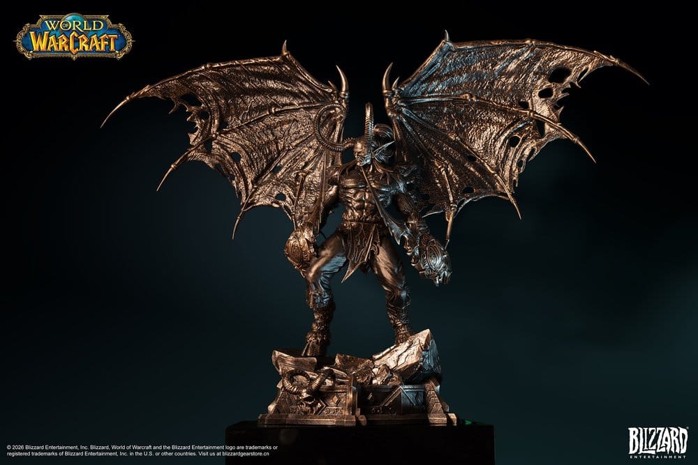World of Warcraft 1/10 Scale Statue Illidan Stormrage (Bronze-Colored) 34 cm Image 9