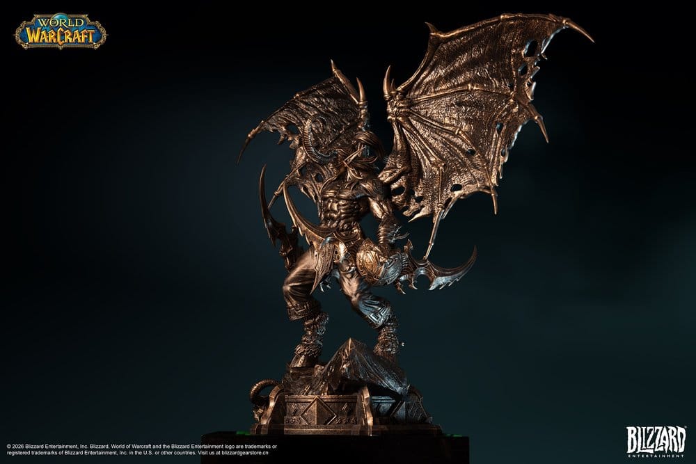 World of Warcraft 1/10 Scale Statue Illidan Stormrage (Bronze-Colored) 34 cm Image 10