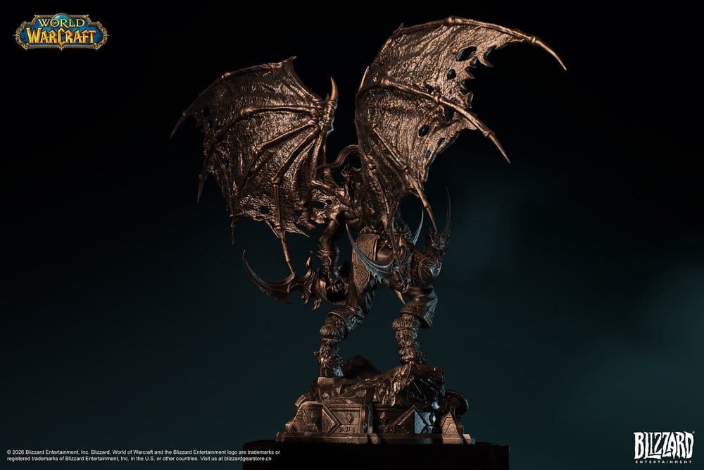 World of Warcraft 1/10 Scale Statue Illidan Stormrage (Bronze-Colored) 34 cm Image 12