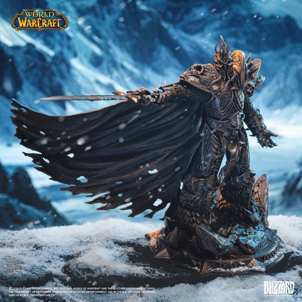 World of Warcraft Statue 1/10 The Lich King (Bronze-Colored Edition) 27 cm Image 2