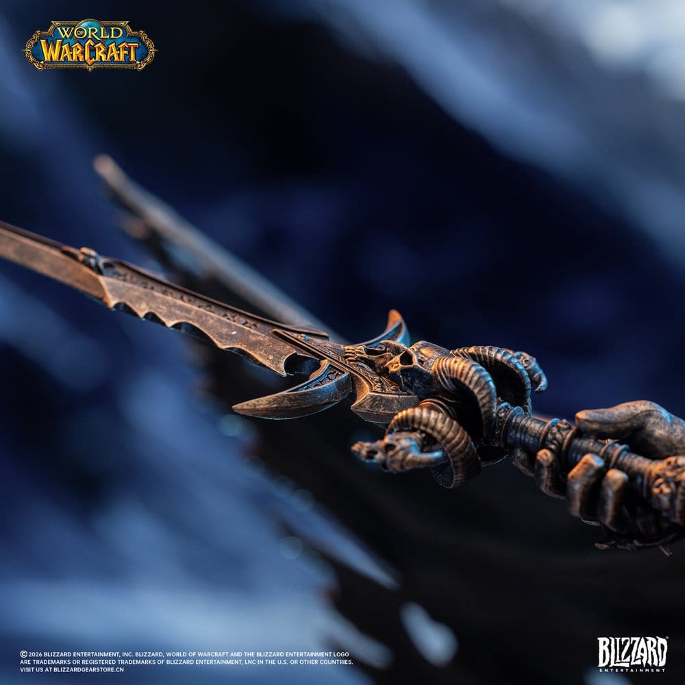 World of Warcraft Statue 1/10 The Lich King (Bronze-Colored Edition) 27 cm Image 6
