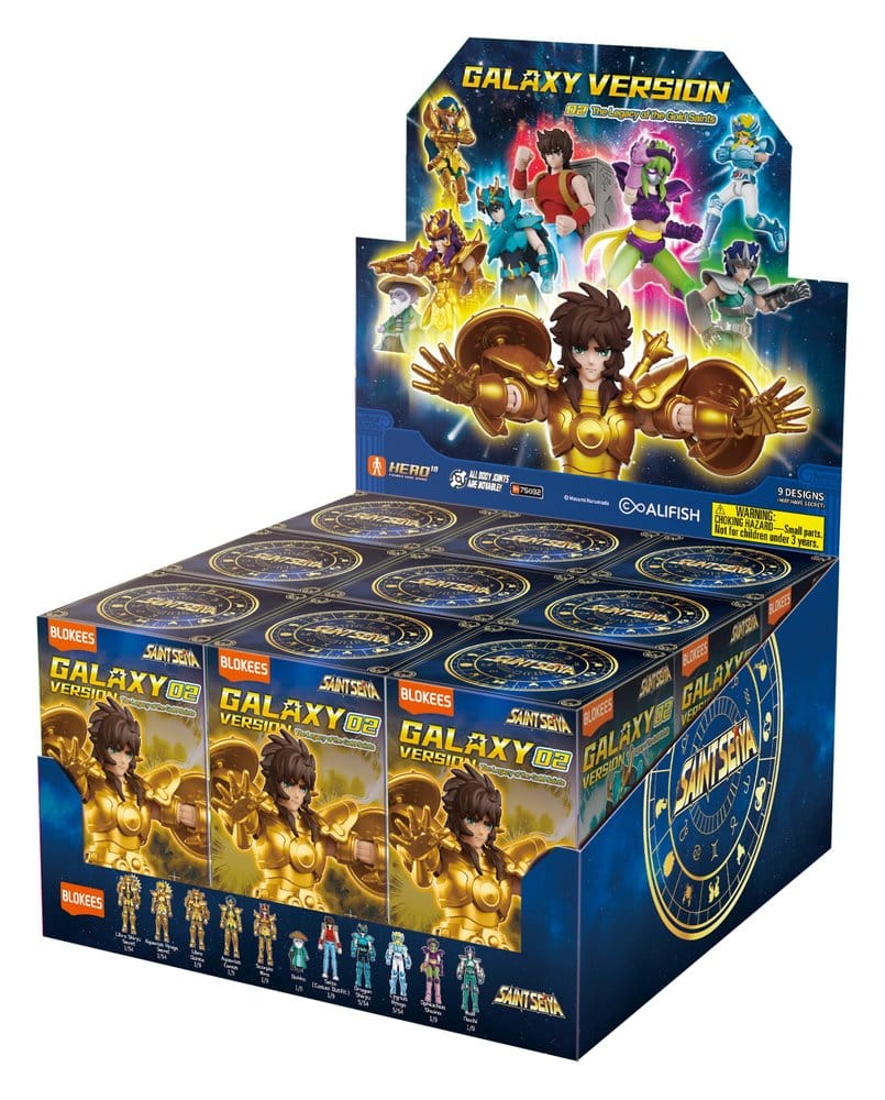 Saint Seiya Blokees Plastic Model Kit Galaxy Version 2 Blind Box Display (9) Image 1