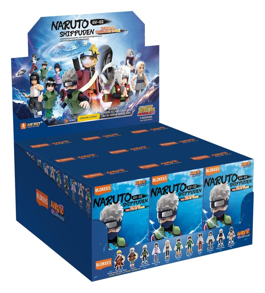 Naruto Blokees Plastic Model Kit GV02 Blind Box Display (9) Image 1