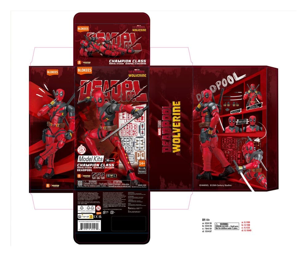 Marvel Blokees Bausatz Deadpool Image 7