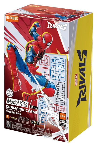 Marvel Marvel Rivals Blokees Plastic Model Kit Spider Man Image 1
