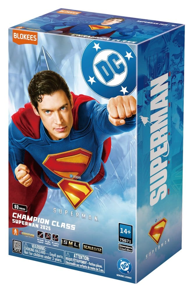 DC Comics (2025) Blokees Plastic Model Kit Superman Image 1