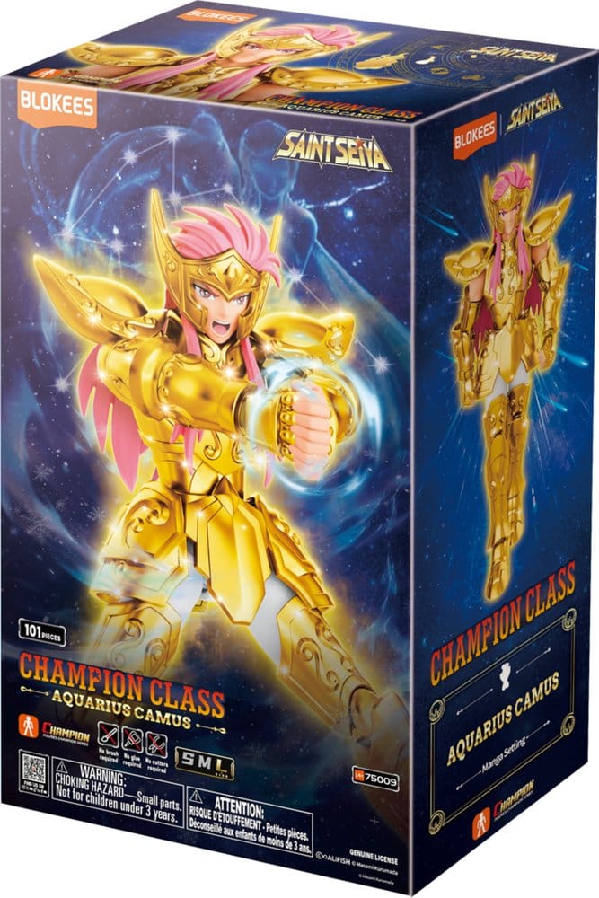 Saint Seiya Blokees Plastic Model Kit Aquarius Camus Image 1