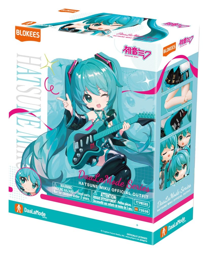 Hatsune Miku DaaLaMode Blokees Plastic Model Kit Hatsune Miku Image 1