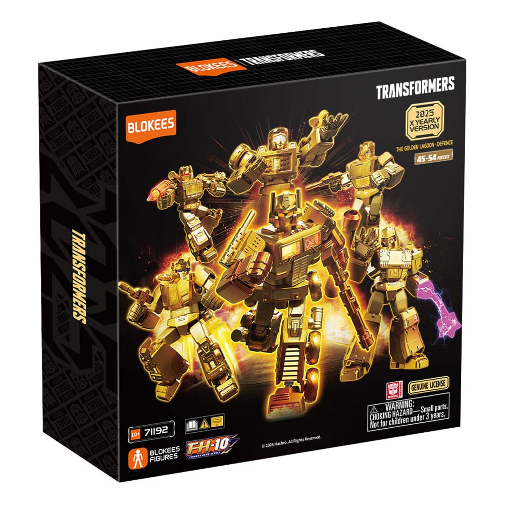 Transformers X Blokees Plastic Model Kit Yearly Version 02 The Golden Lagoon Defence Sortiment (6) Image