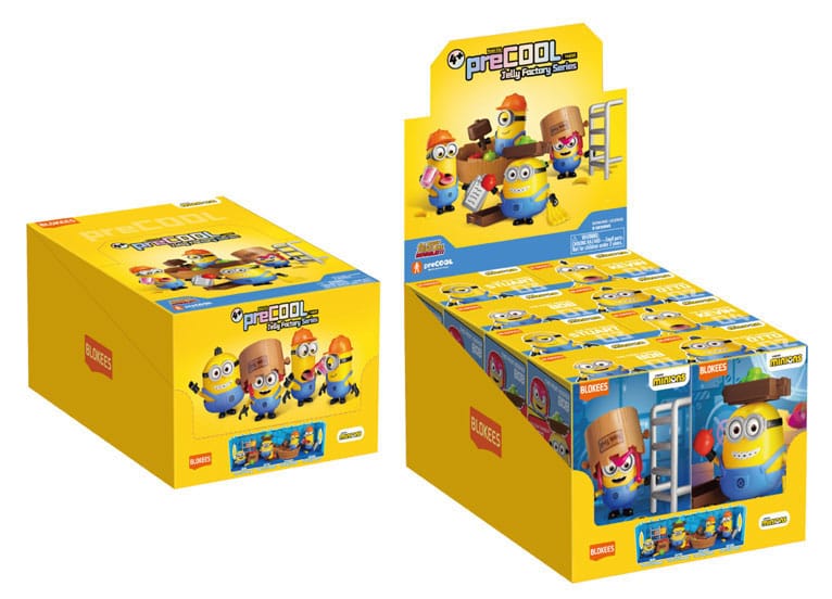Minions Blokees PreCool Jelly Factory Series 1 Plastic Model Kits Sortiment (8) Image