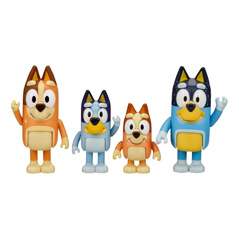 Bluey Actionfiguren 4er-Pack Image 1