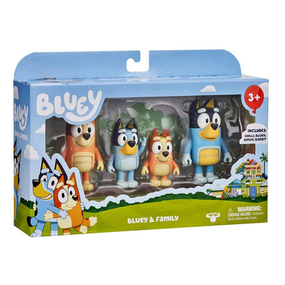 Bluey Actionfiguren 4er-Pack Image 3