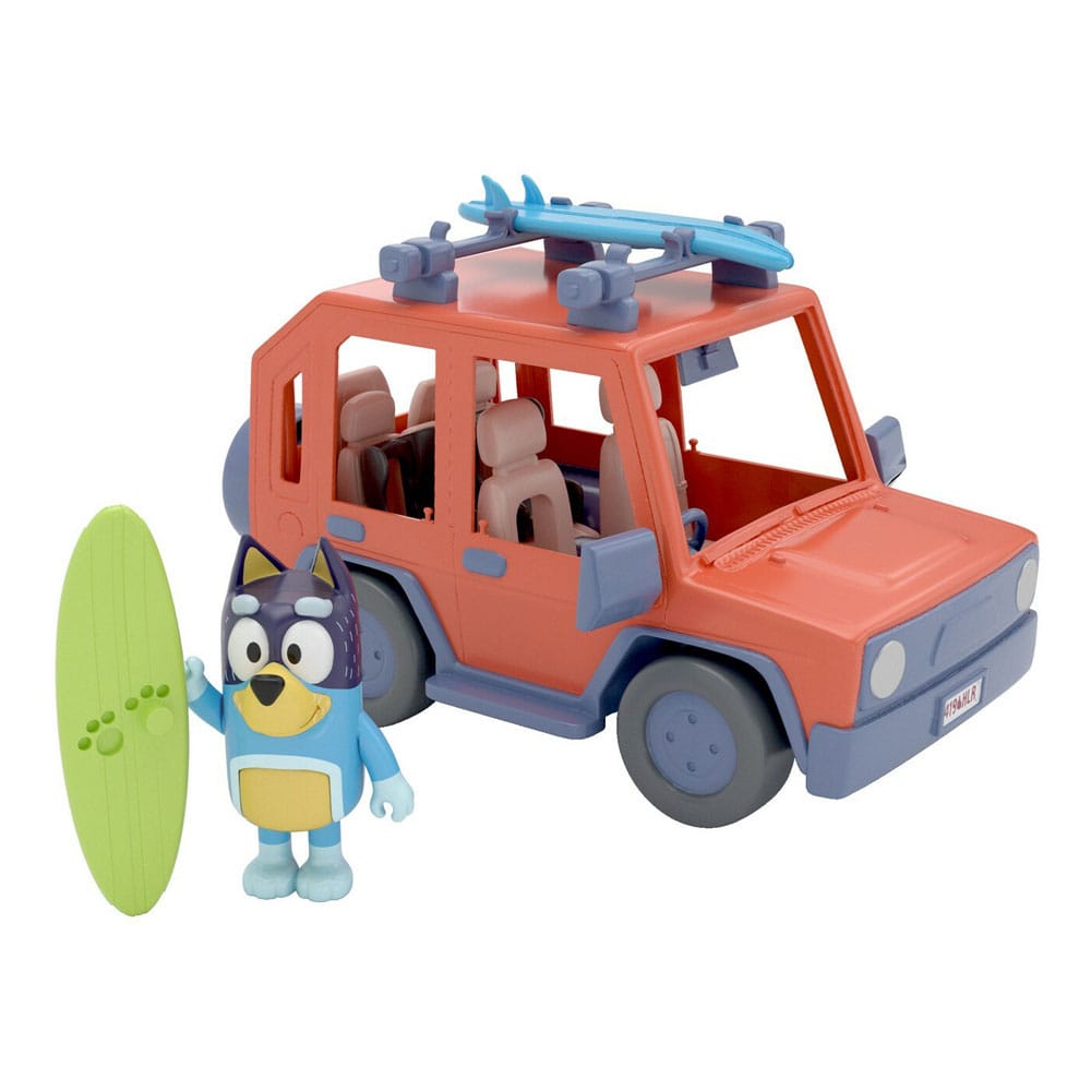 Bluey Actionfigur mit Fahrzeug Bluey Family Cruiser Image 1