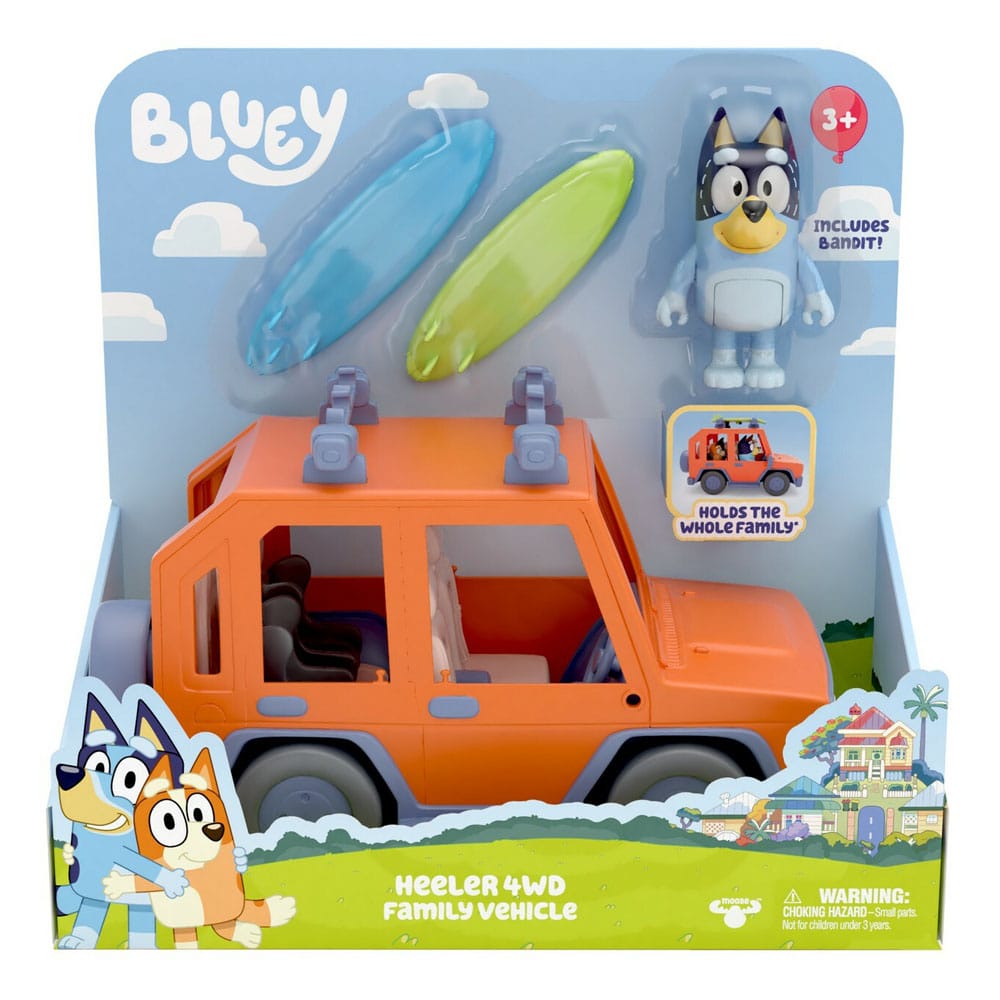 Bluey Actionfigur mit Fahrzeug Bluey Family Cruiser Image 5