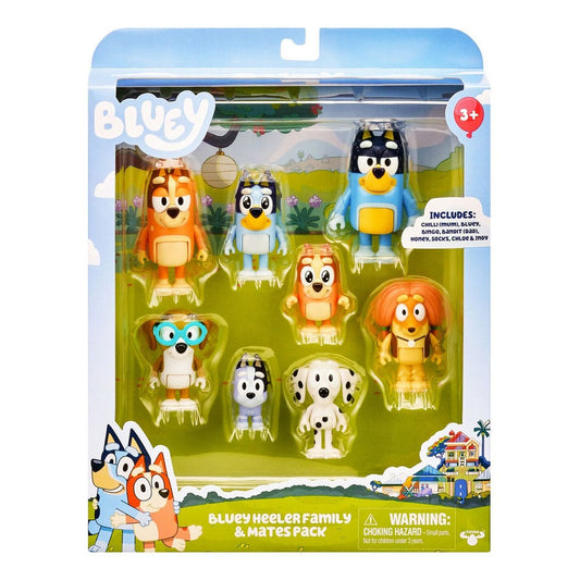 Bluey Actionfiguren 8er-Pack Image