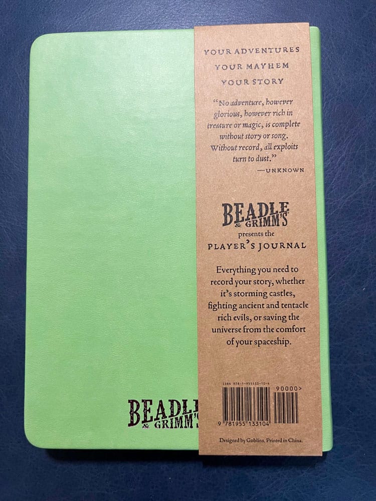 Notizbuch A5 Player's Journal Sage Green Shield Image 2