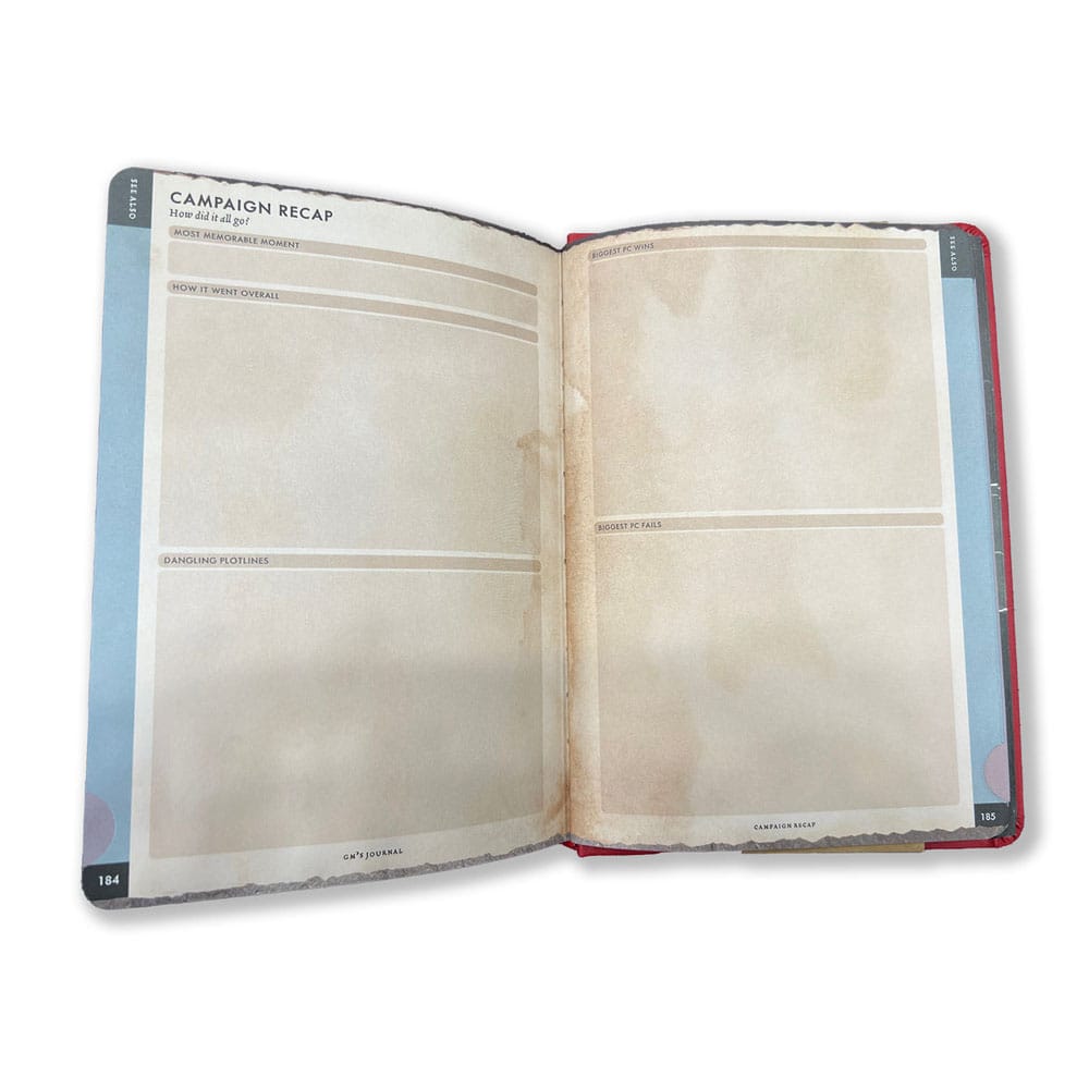 Notizbuch A5 Gamemaster's Journal Orange Portal Image 2