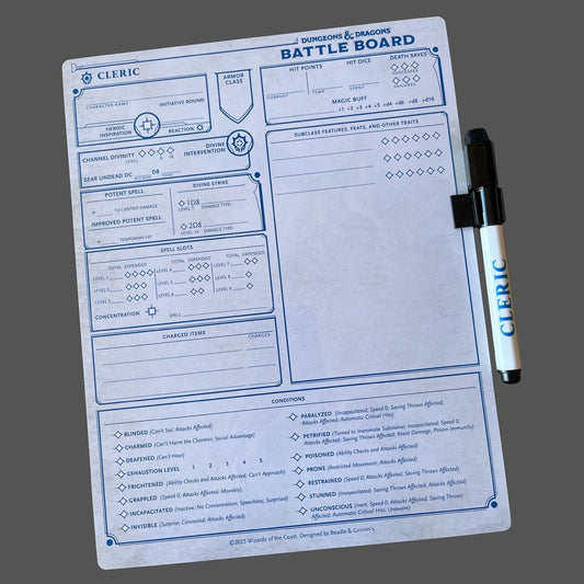 Dungeons & Dragons Battle Board Kampfbretttafel Geistlicher (Cleric) Image 2