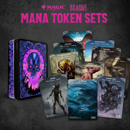 Magic the Gathering Dice and Token Pack Black Mana Image 3