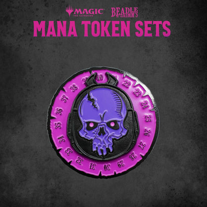 Magic the Gathering Dice and Token Pack Black Mana Image 5