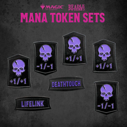 Magic the Gathering Dice and Token Pack Black Mana Image 6