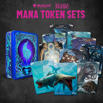 Magic the Gathering Dice and Token Pack Blue Mana Image 3