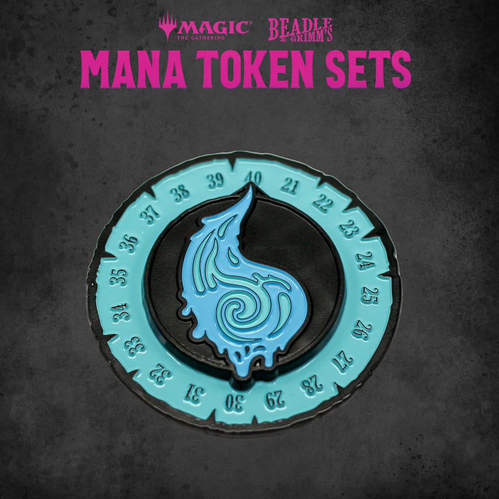 Magic the Gathering Dice and Token Pack Blue Mana Image 5
