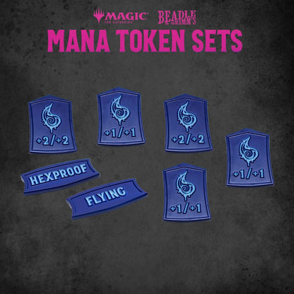 Magic the Gathering Dice and Token Pack Blue Mana Image 6