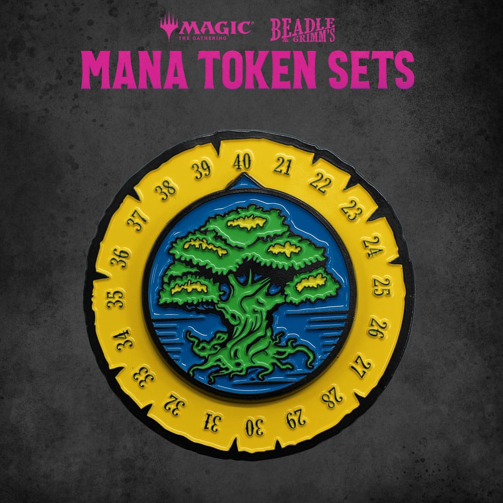 Magic the Gathering Dice and Token Pack Green Mana Image 5