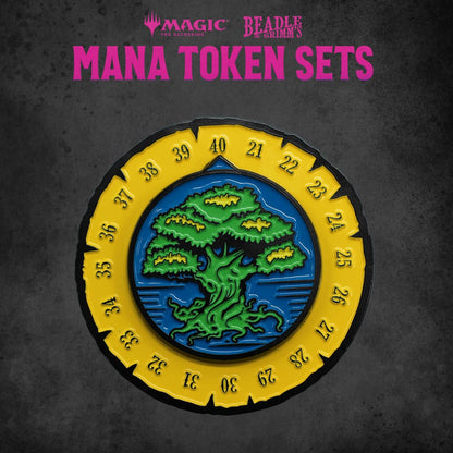 Magic the Gathering Dice and Token Pack Green Mana Image 5