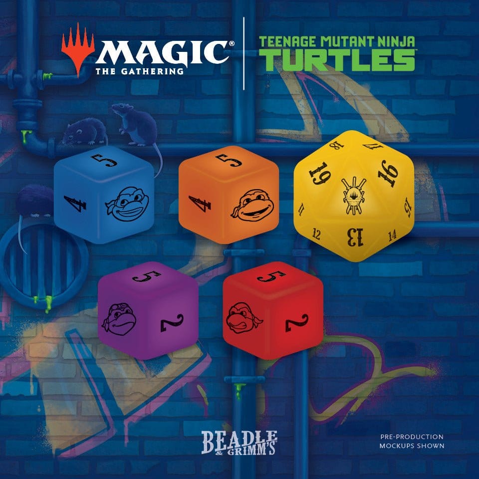 Magic the Gathering Dice and Token Pack Teenage Mutant Ninja Turtles *Englisch* Image 4