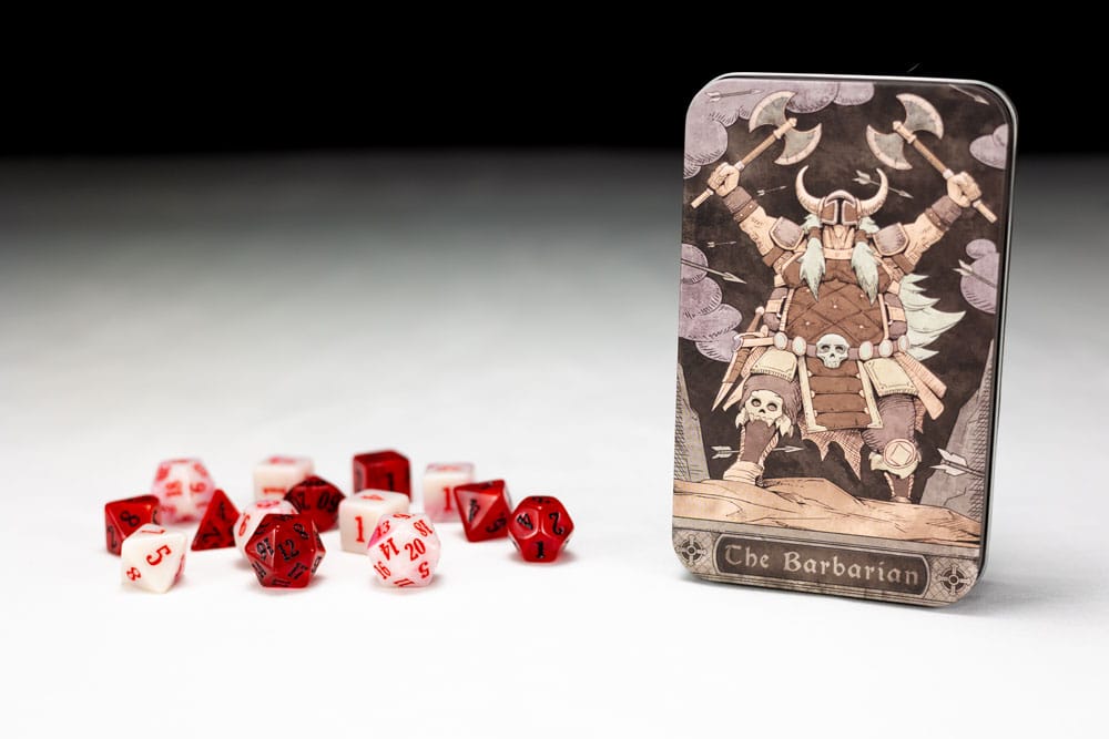 Character Class Classic RPG Würfel Set Barbarian (13) Image 3