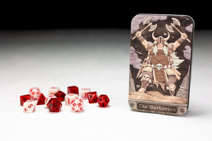 Character Class Classic RPG Würfel Set Barbarian (13) Image 3