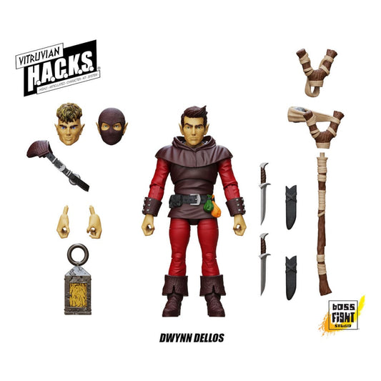 Vitruvian H.A.C.K.S. Actionfigur Halfling Scout Dwynn Dellos Image 2