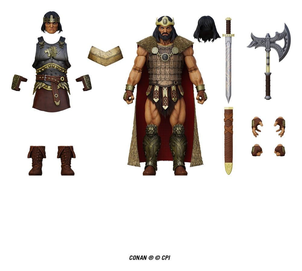 Conan Epic H.A.C.K.S. Actionfigur 1/12 King Conan: Ruler of Aquilonia Image 3