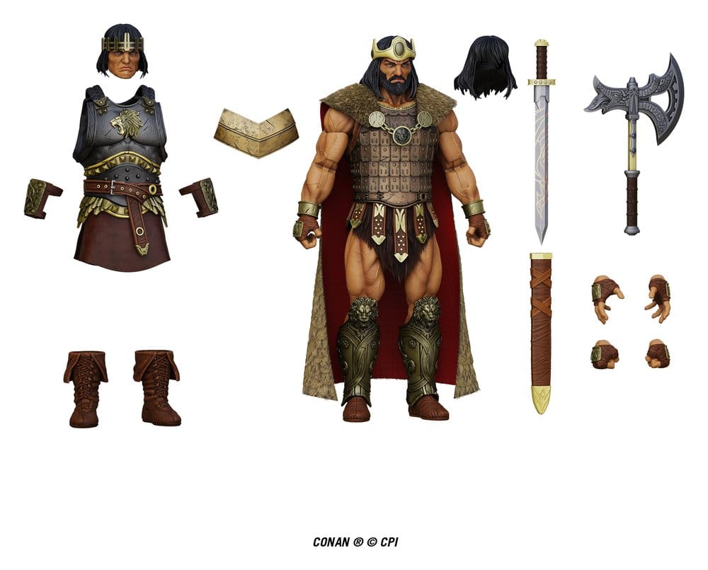Conan Epic H.A.C.K.S. Actionfigur 1/12 King Conan: Ruler of Aquilonia Image 6