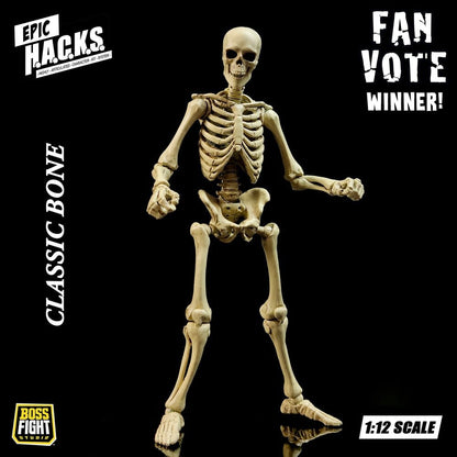 Epic H.A.C.K.S. Actionfigur 1/12 Skeleton Blank Classic Bone Image 4