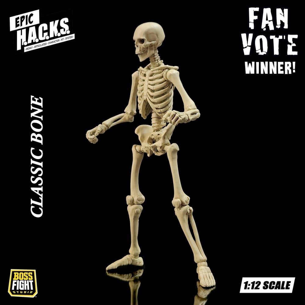 Epic H.A.C.K.S. Actionfigur 1/12 Skeleton Blank Classic Bone Image 5