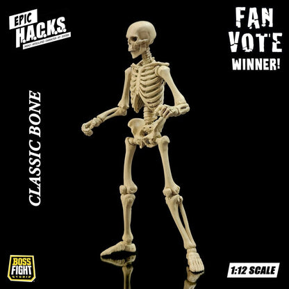 Epic H.A.C.K.S. Actionfigur 1/12 Skeleton Blank Classic Bone Image 5