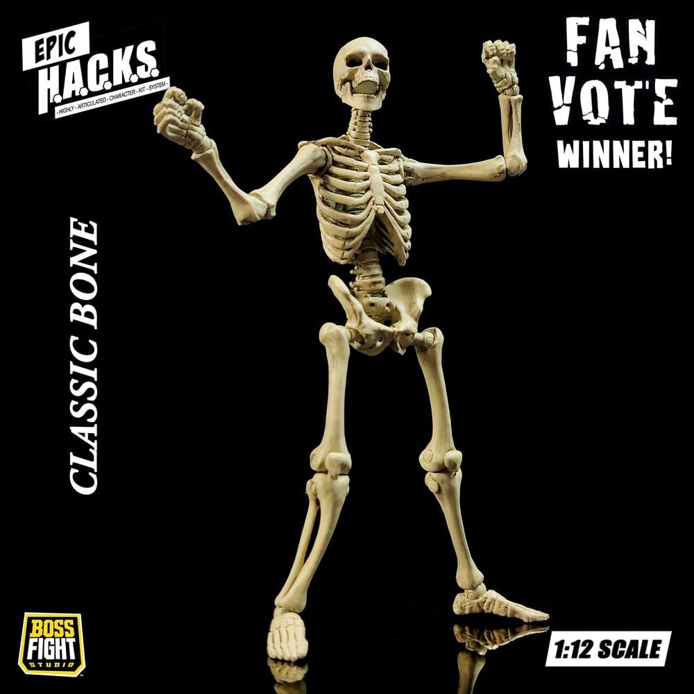 Epic H.A.C.K.S. Actionfigur 1/12 Skeleton Blank Classic Bone Image 8