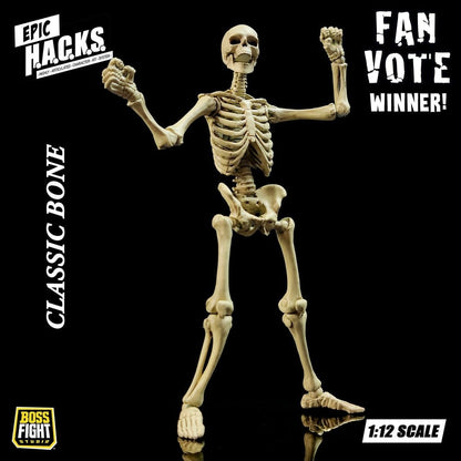 Epic H.A.C.K.S. Actionfigur 1/12 Skeleton Blank Classic Bone Image 8