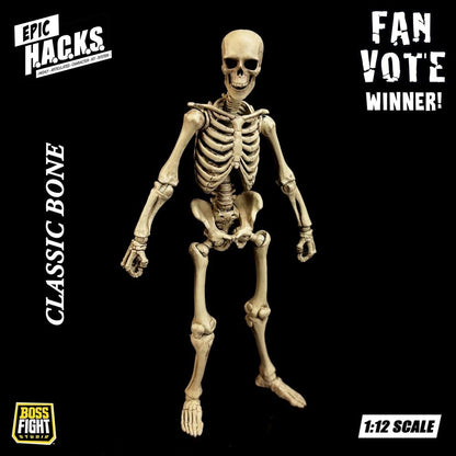 Epic H.A.C.K.S. Actionfigur 1/12 Skeleton Blank Classic Bone Image 10